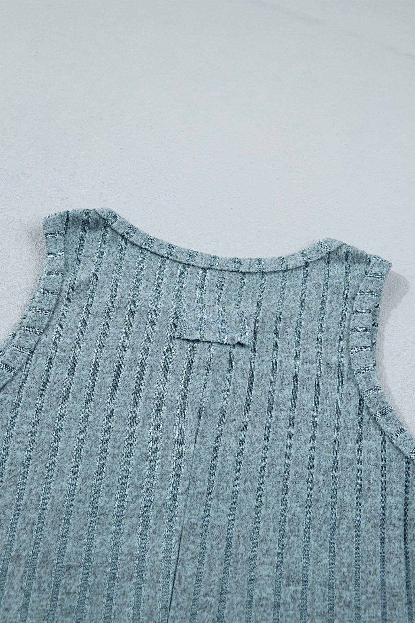 Slim Ribbed Mineral Wash Tank Top