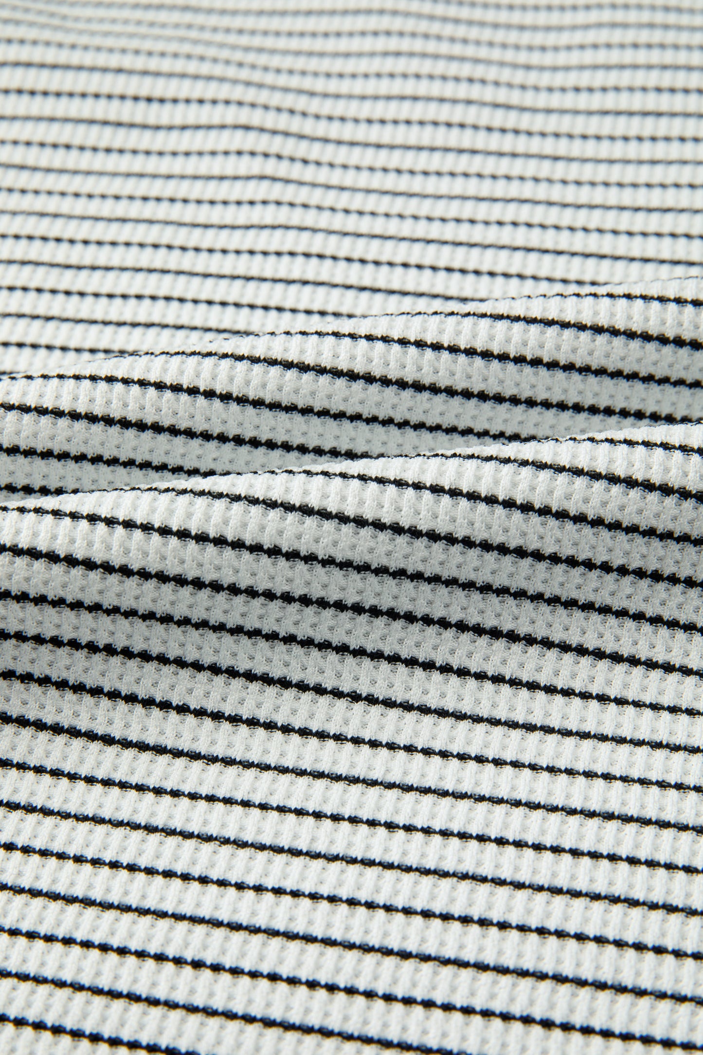 Black Stripe Contrasted Ruffle Trim Casual Tank Top