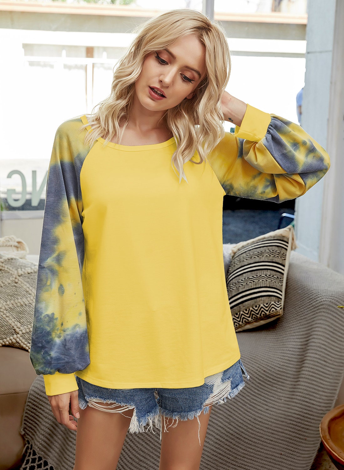 Tie Dye Loose Fit Top