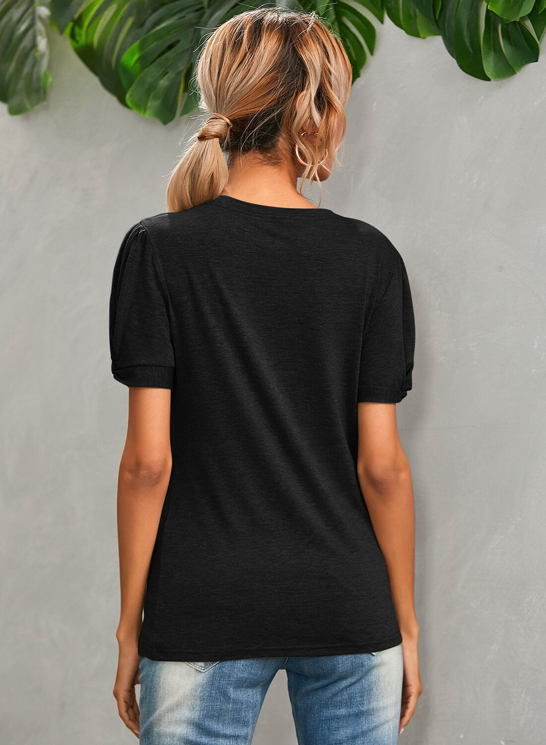 Slim Fit Solid Crew Neck T-shirt