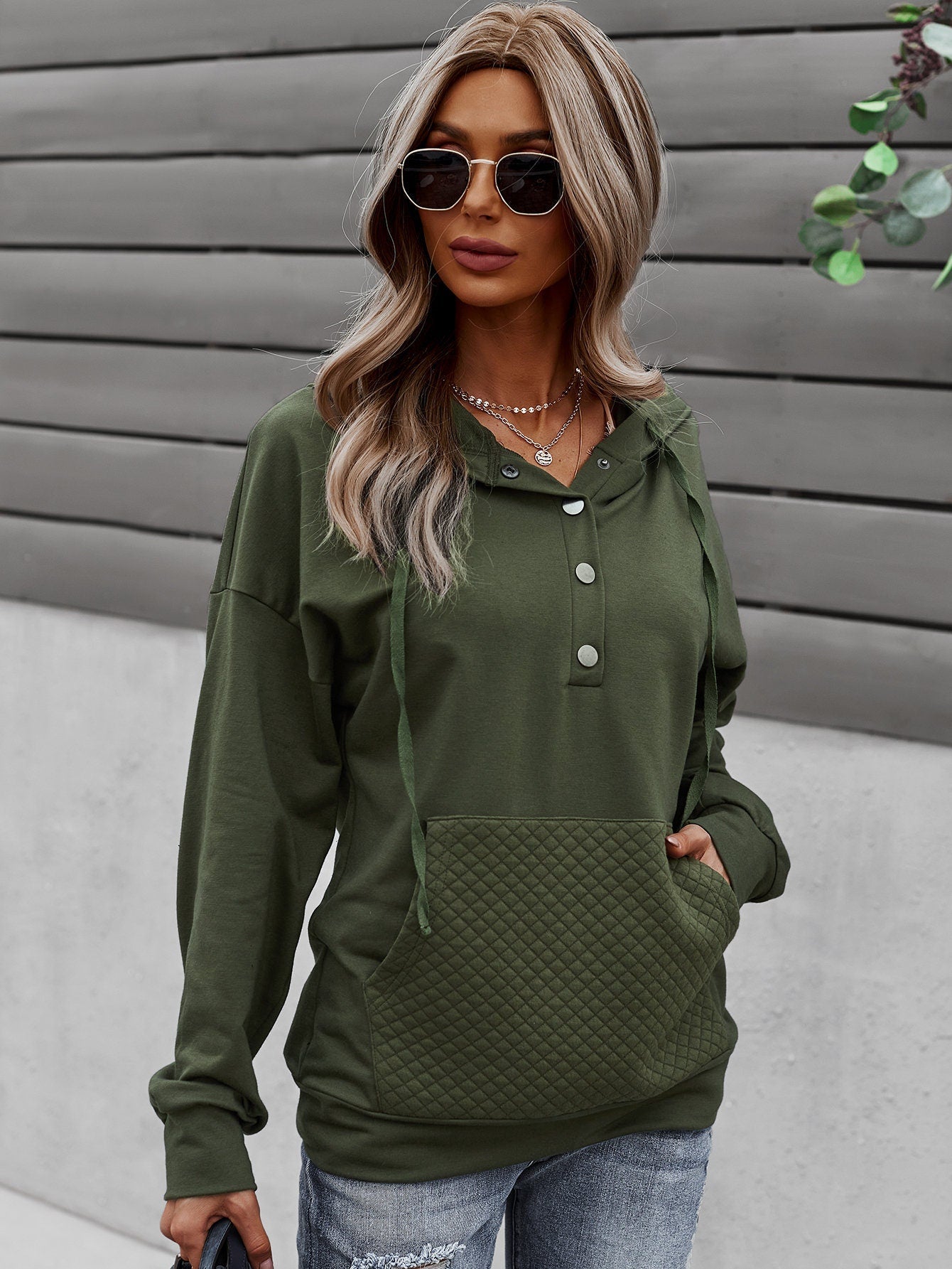 Cozy Chic Button Down Hoodie