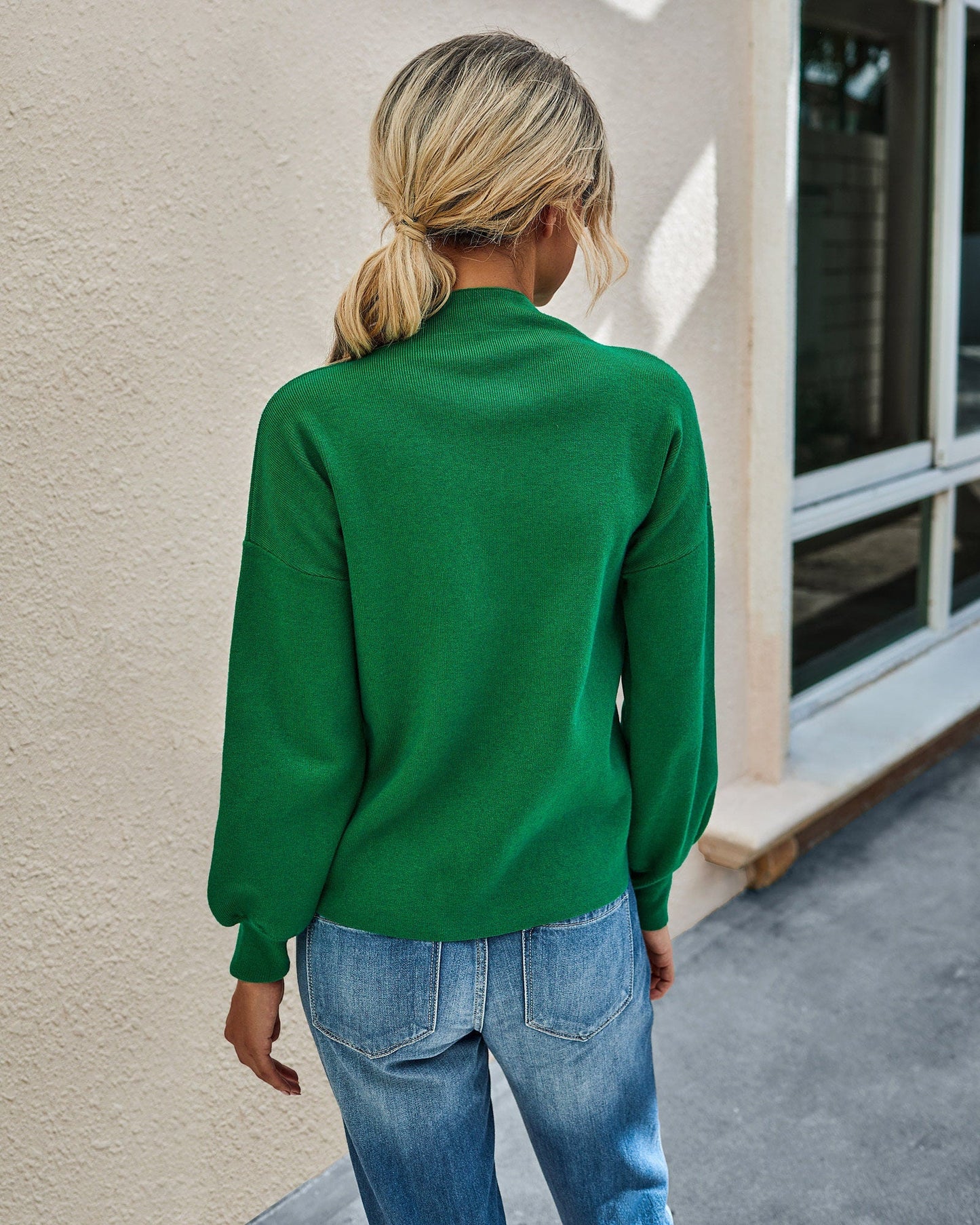 Cozy Chic Mock Neck Sweater