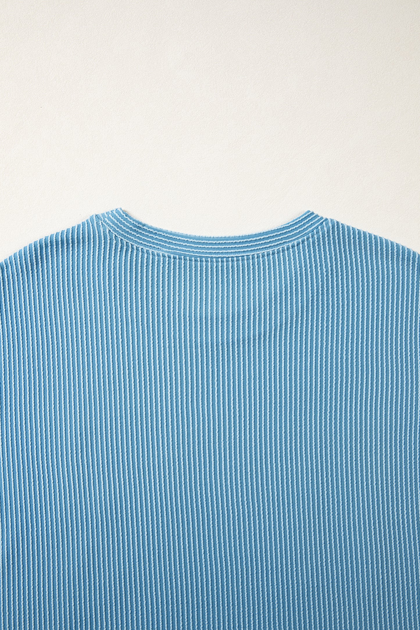 USA Graphic Half Sleeve Loose Ribbed Top