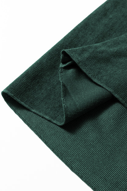 Black Lantern Sleeve Tiered Mini Dress