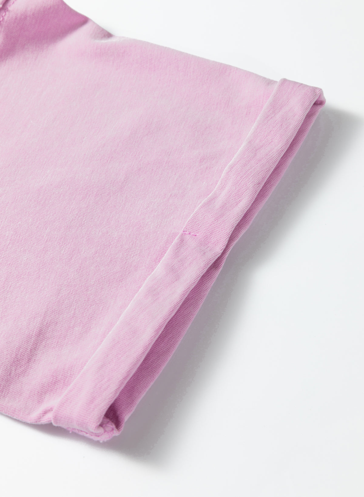 Lavendula Mineral Wash Drop Shoulder Raw Edge Loose Tee