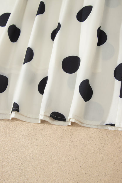 Polka Dot Spaghetti Straps Maxi Dress