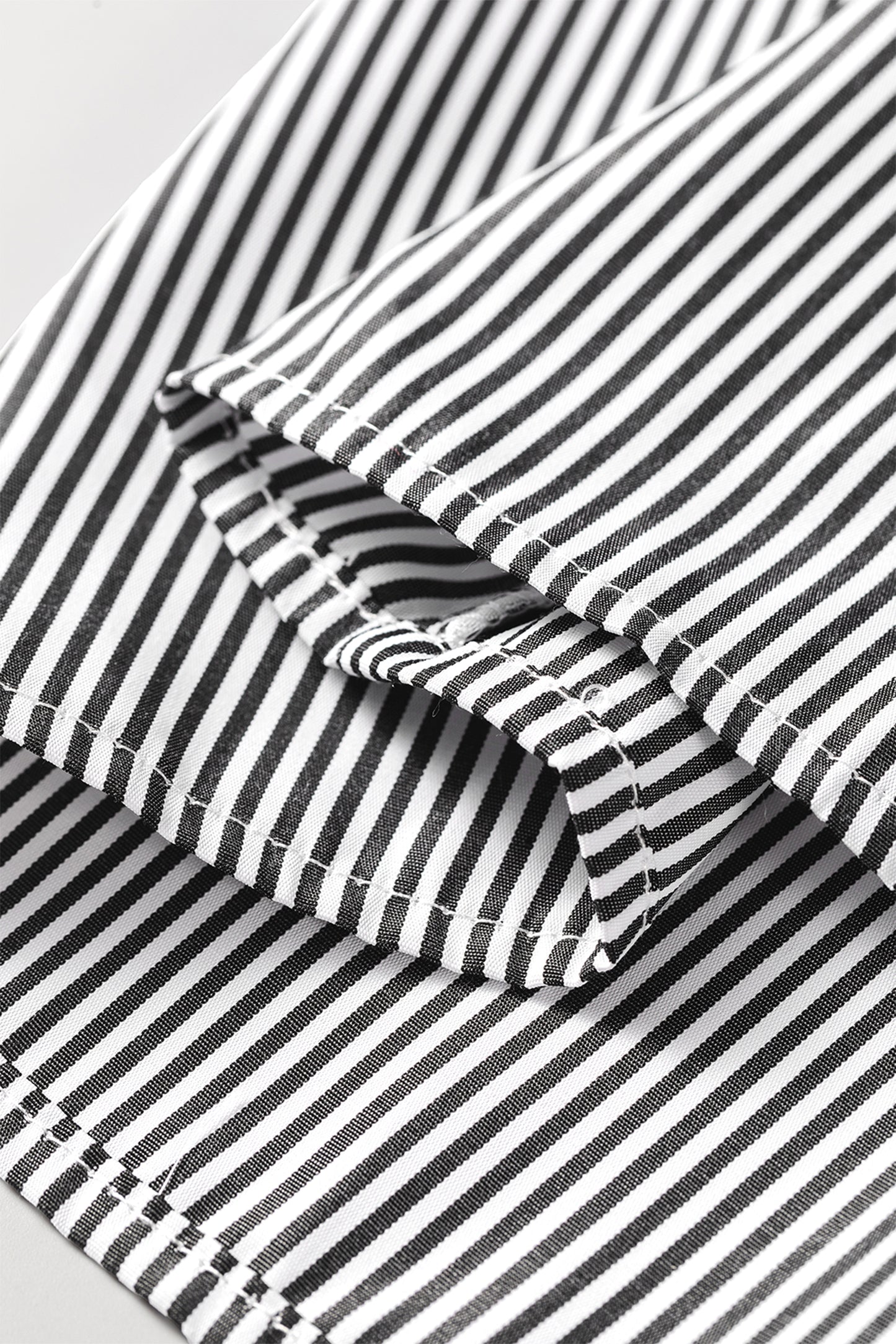 Stripe Striped Ruffle Sleeve Short Sleeve Round Neck Casual Shift Blouse