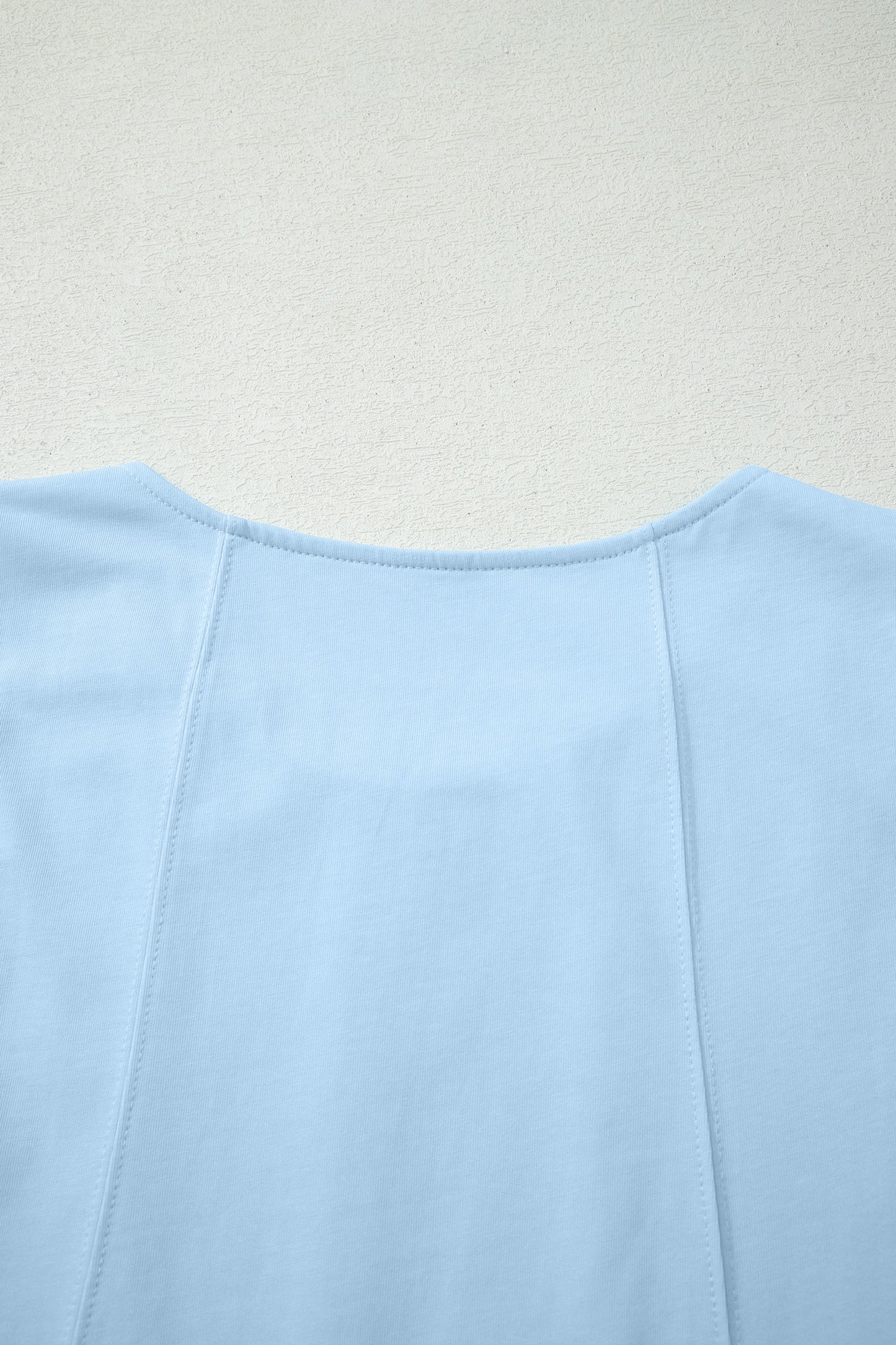 Stitched Detail Loose Tank Top Cotton 2pcs Short Set