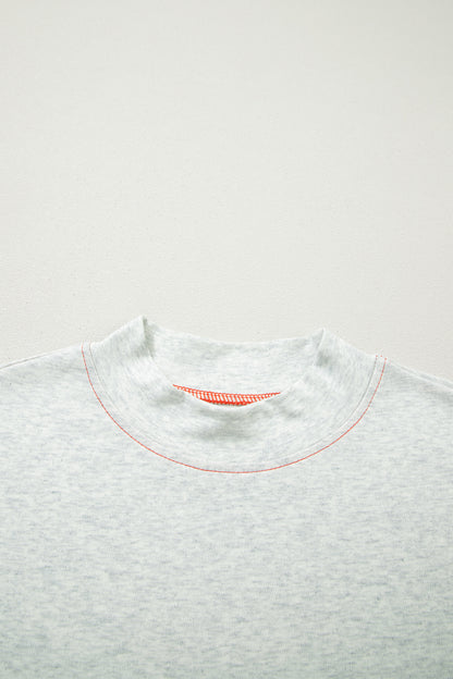 Reversible Contrast-Stitched T-Shirt