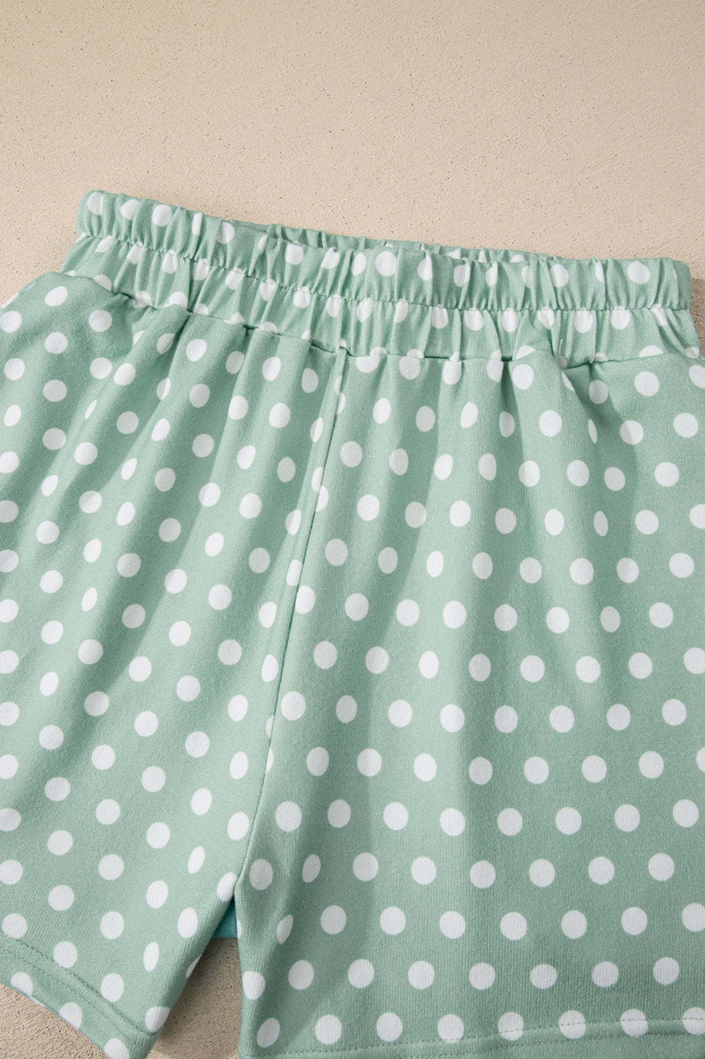 Polka Dot Print Short Set