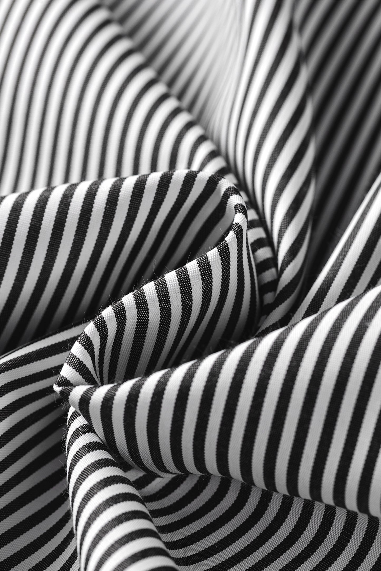 Stripe Striped Ruffle Sleeve Short Sleeve Round Neck Casual Shift Blouse