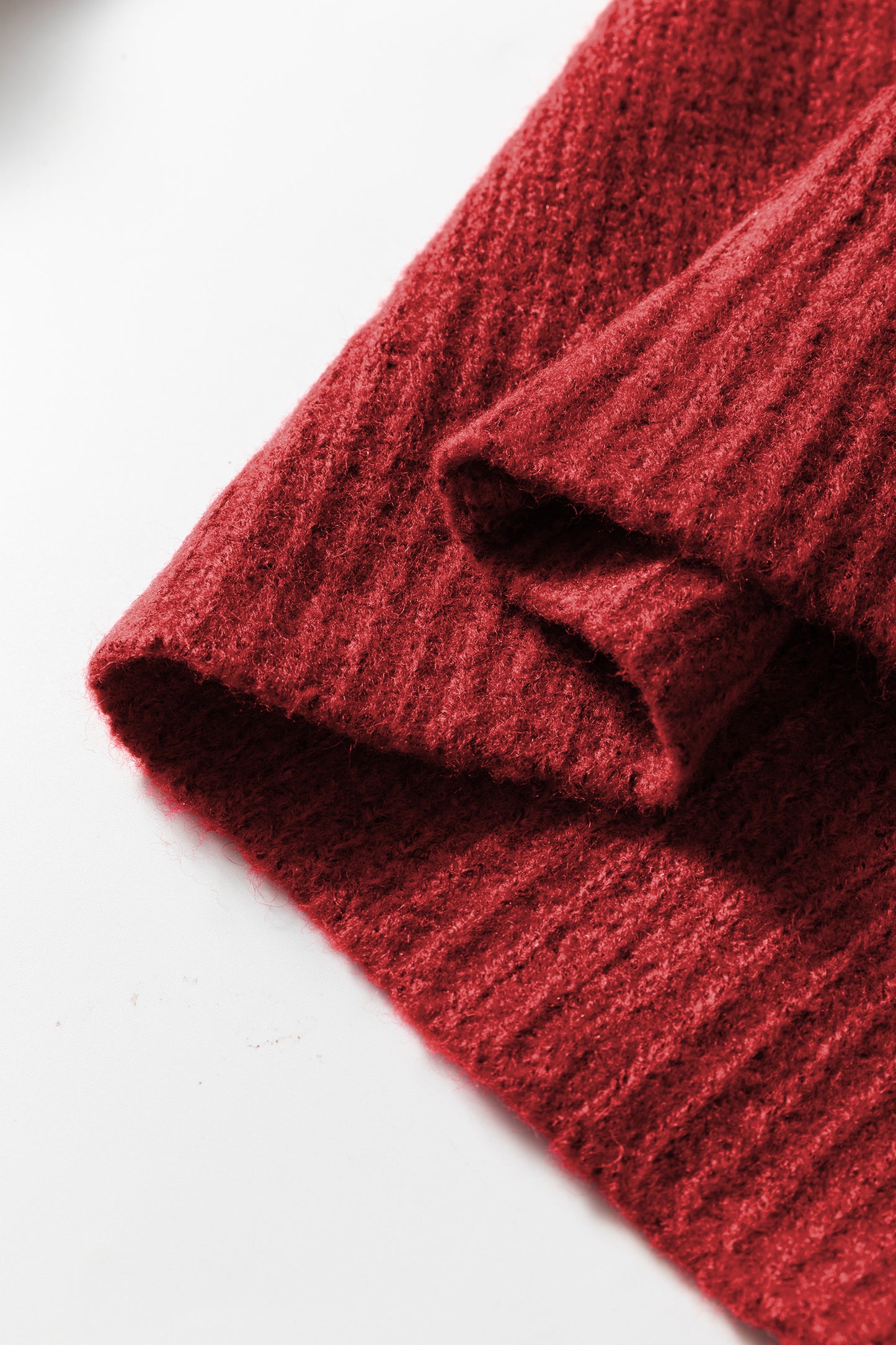 Chicory Coffee Heart Metal Button V Neck Cardigan Sweater