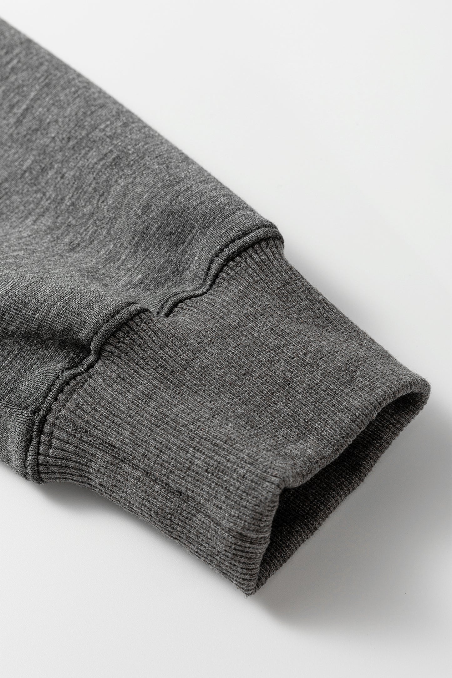 Bristol Black Collared V Neck Pullover Sweatshirt Sweatpants Set