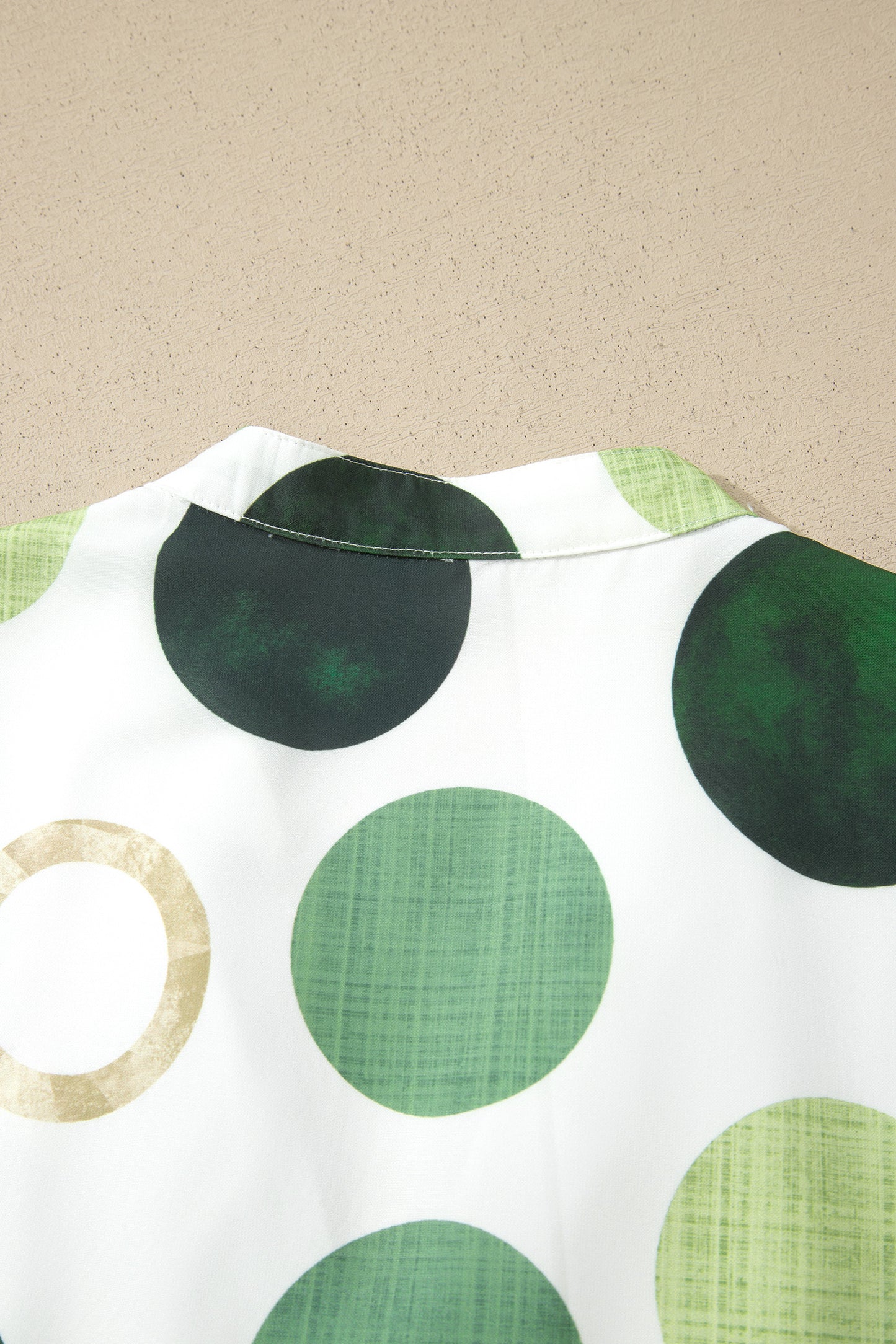 Polka Dot Print Flounced Half Sleeve Casual Vacation Style Mini Dress