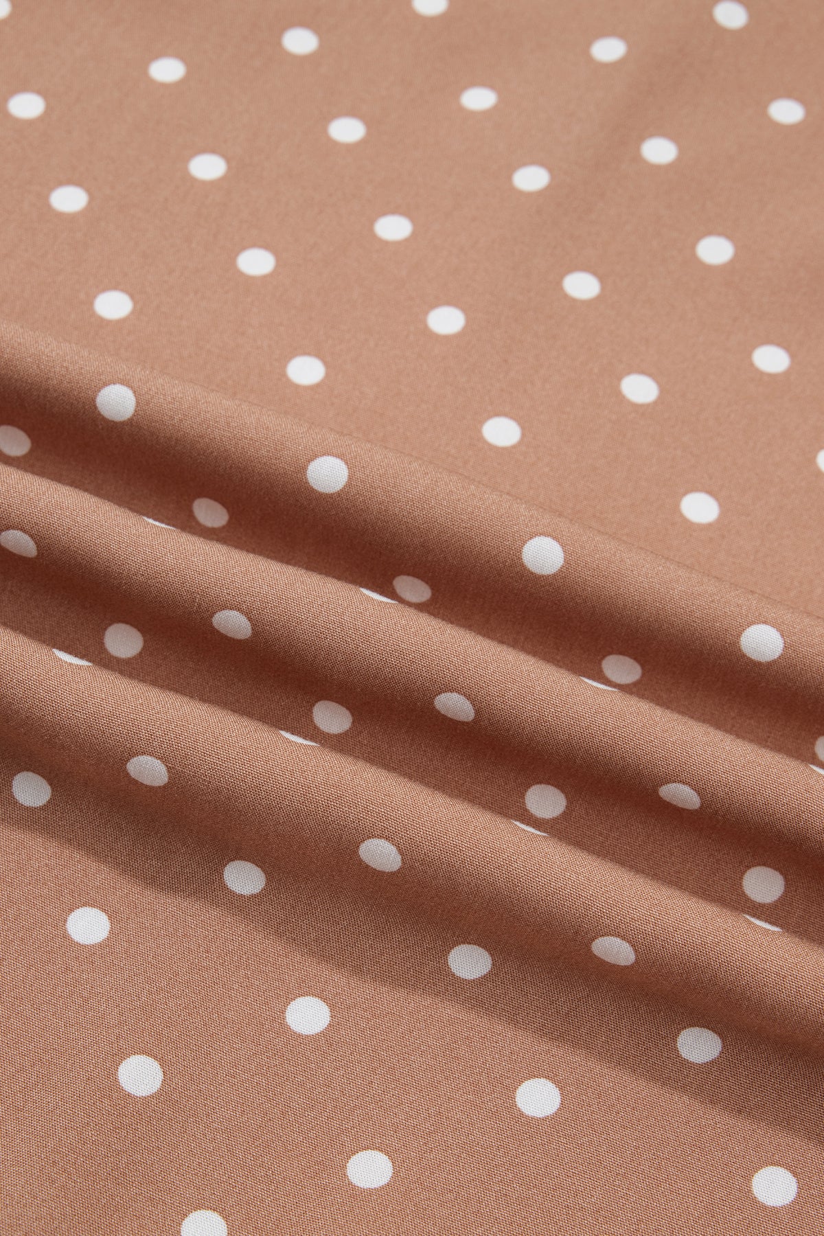 Polka Dot Lace Hem Elegant Long Shift Skirt