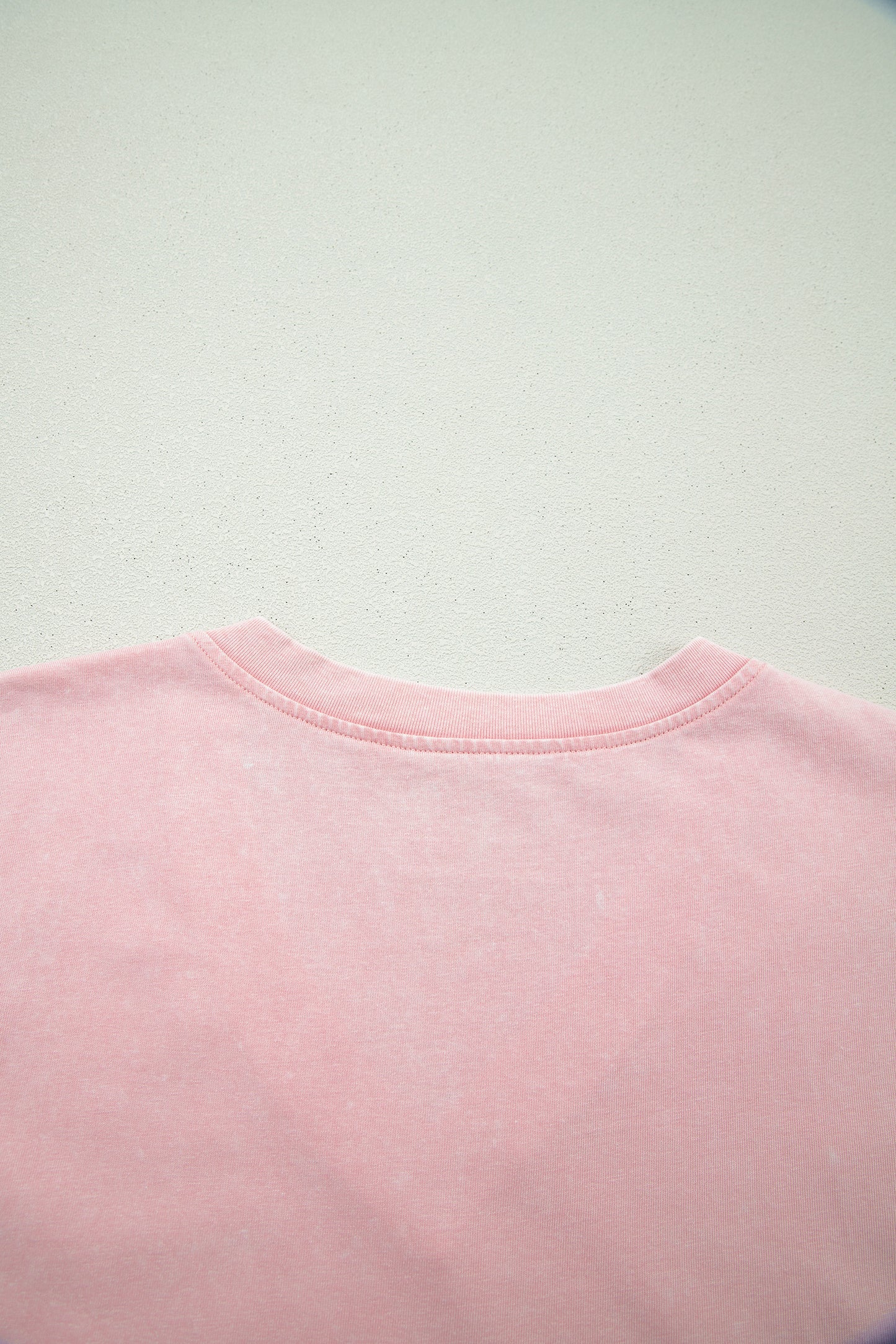 Mineral Wash V Neck Tee Matching Skort Set