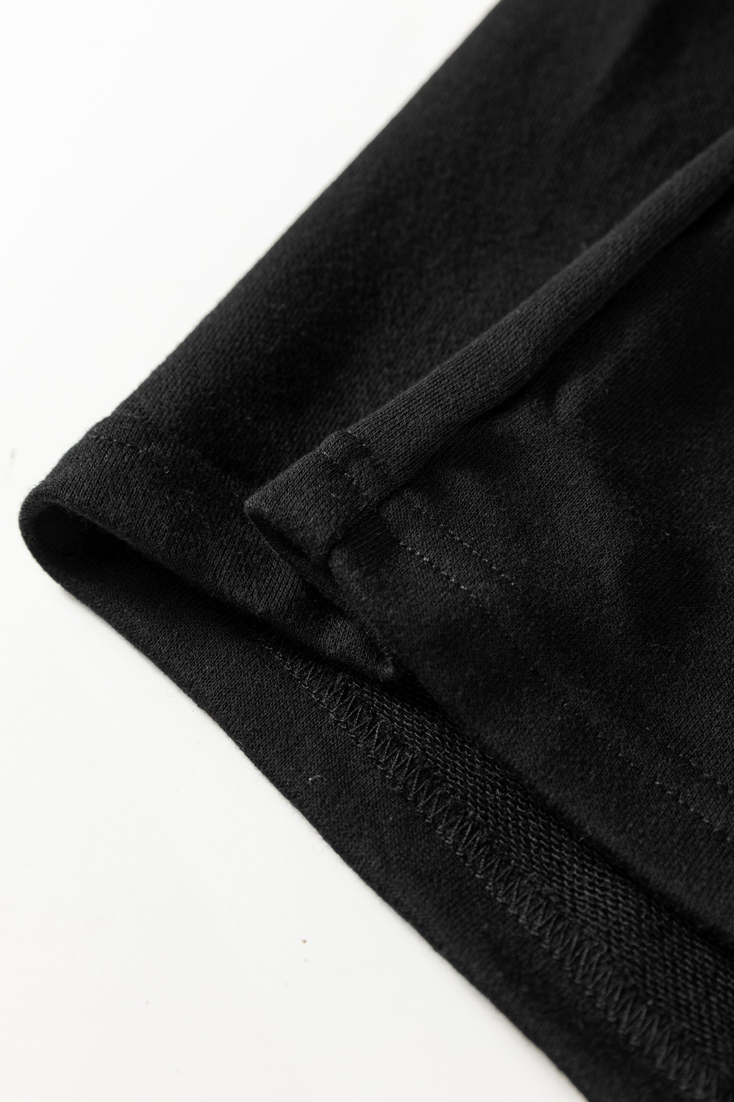 Gray Seamed Drawstring High Waist Wide Leg Sweatpants