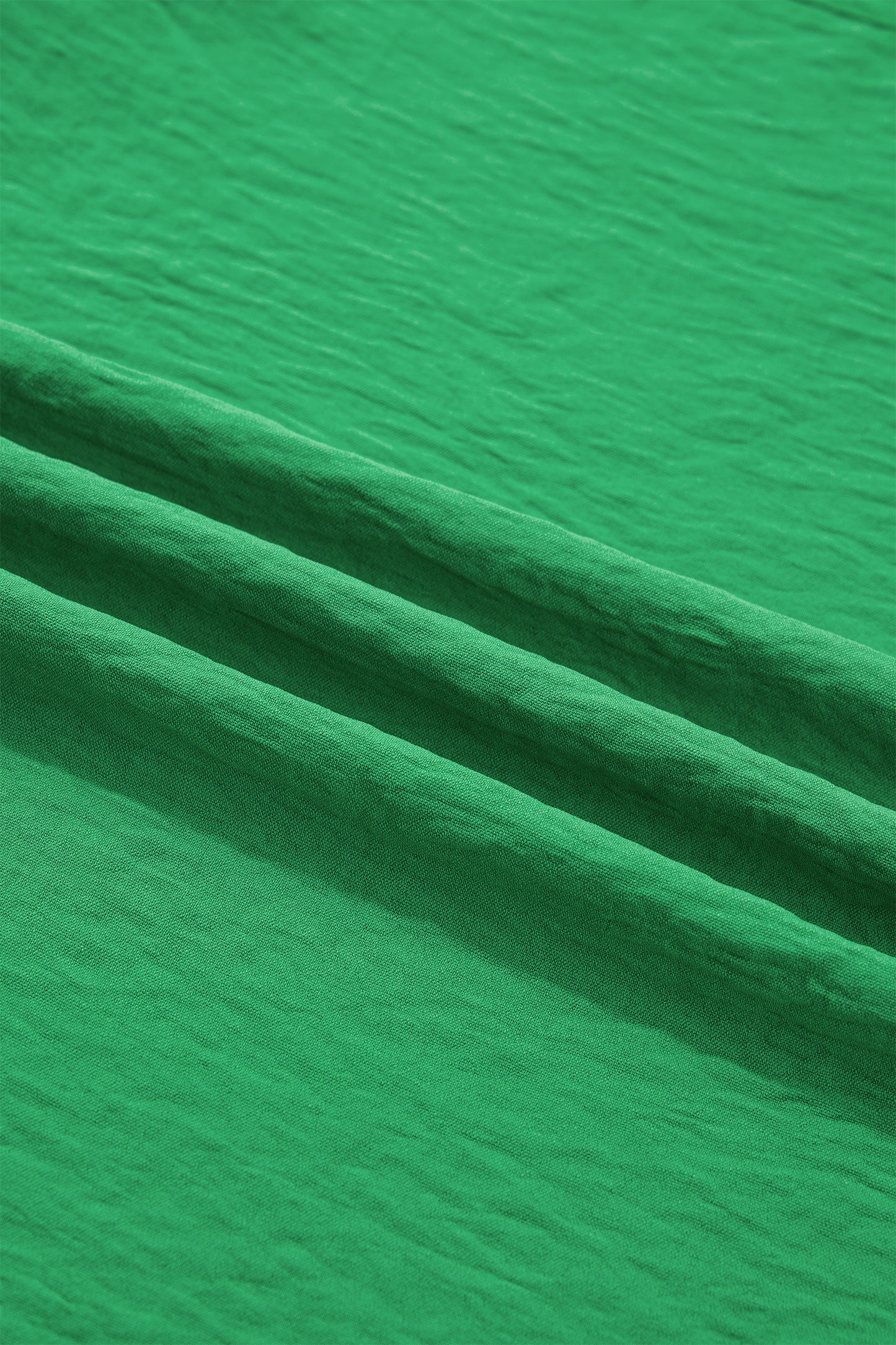 Solid Color Ruffle Trim Short Sleeve Blouse