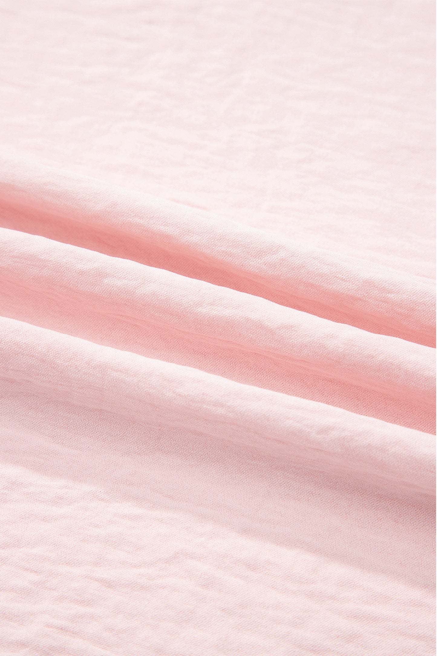 Solid Color Ruffle Trim Short Sleeve Blouse