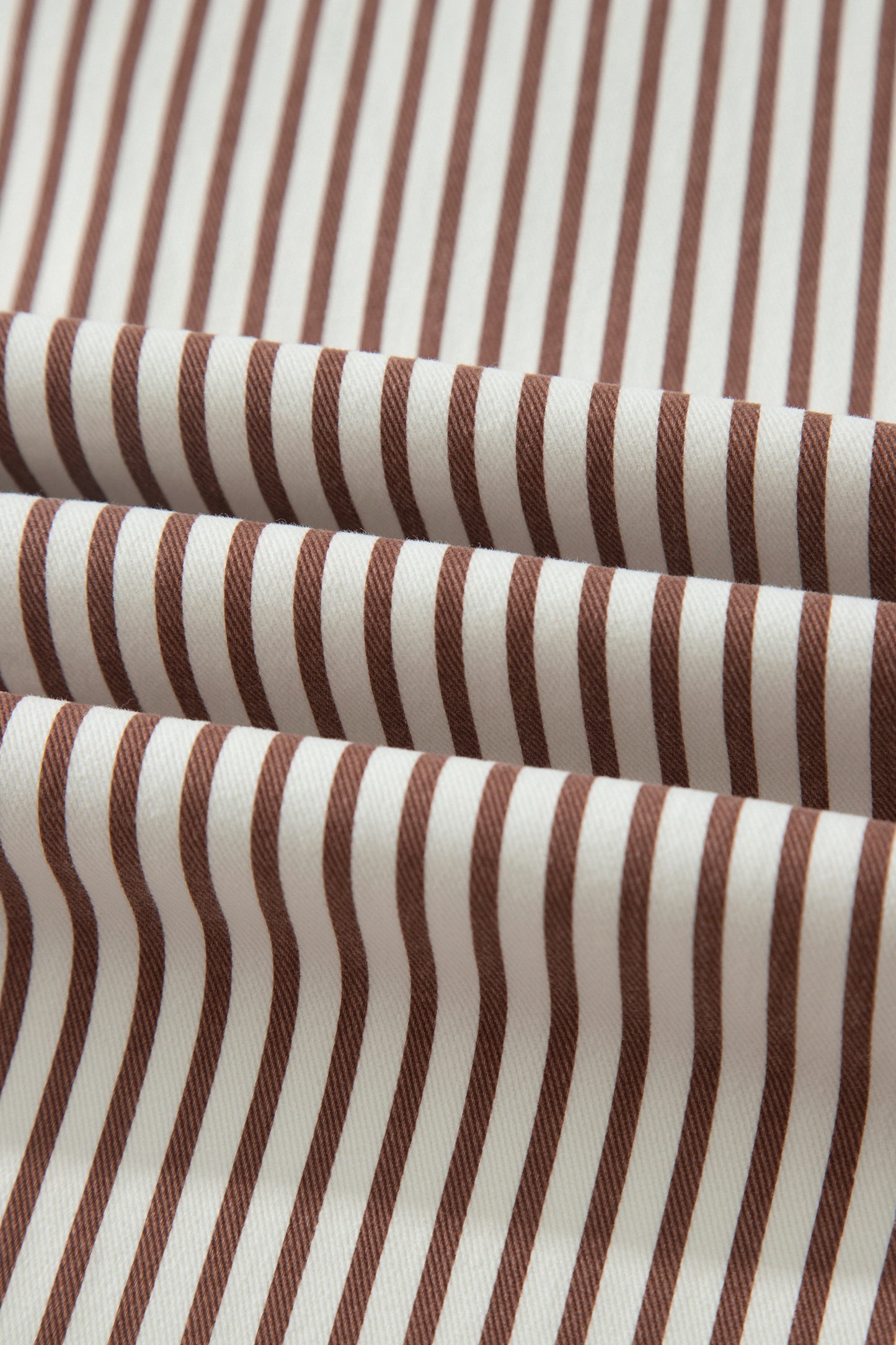 Stripe Casual Barrel Jeans