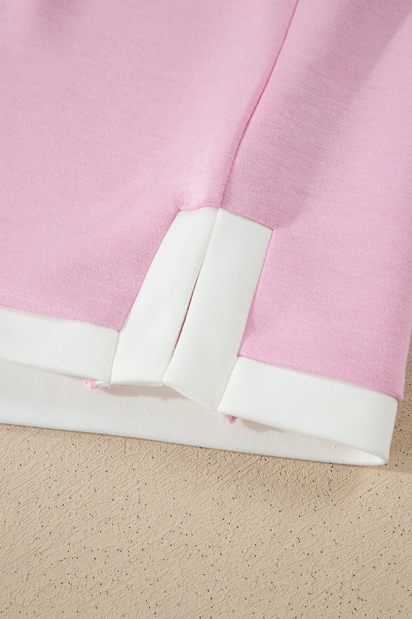 Colorblock Trim Cropped Tank Elastic Waist Shift Pants 2pcs Set