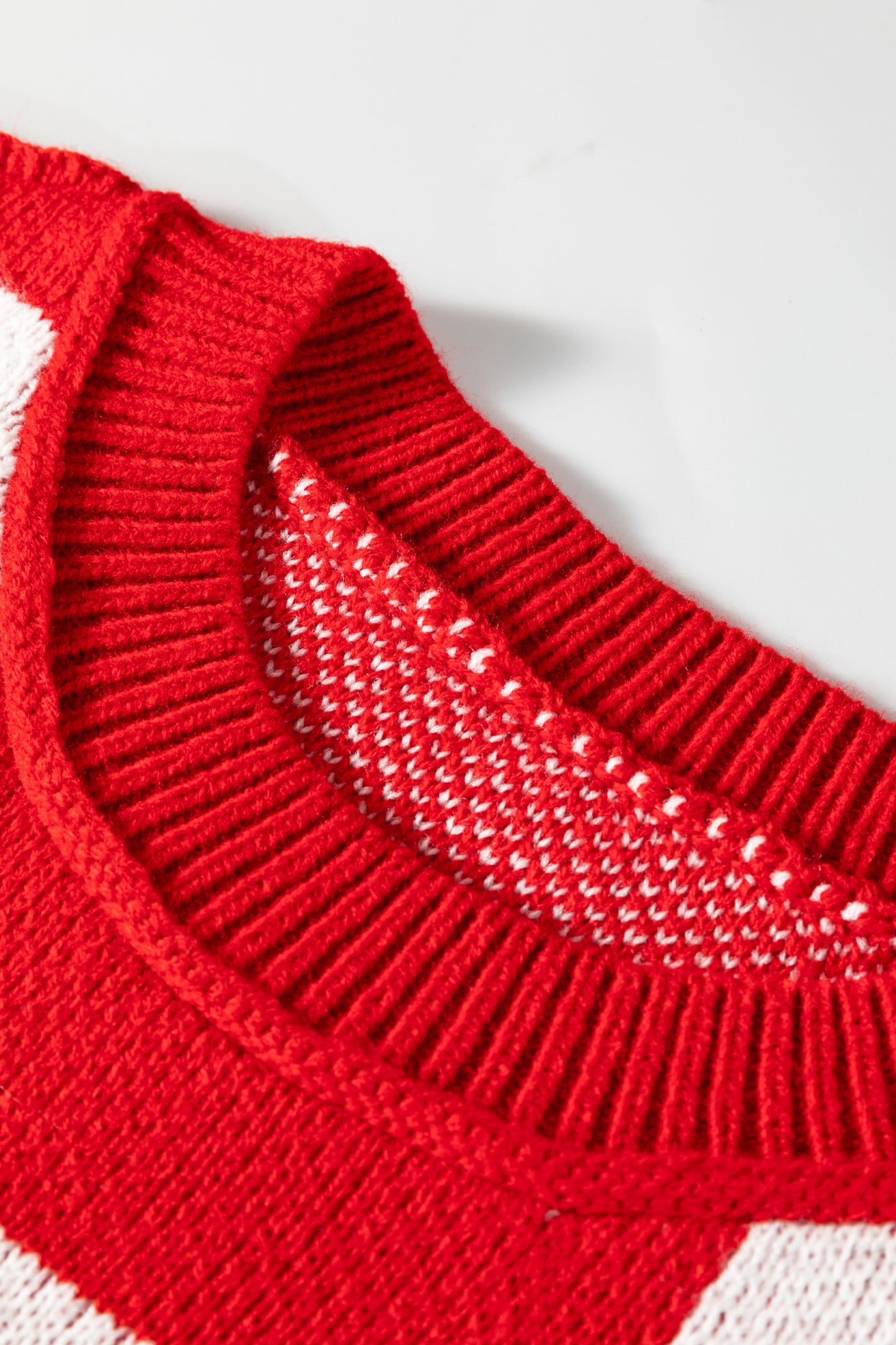 Khaki Checkered Bishop Sleeve Sweater