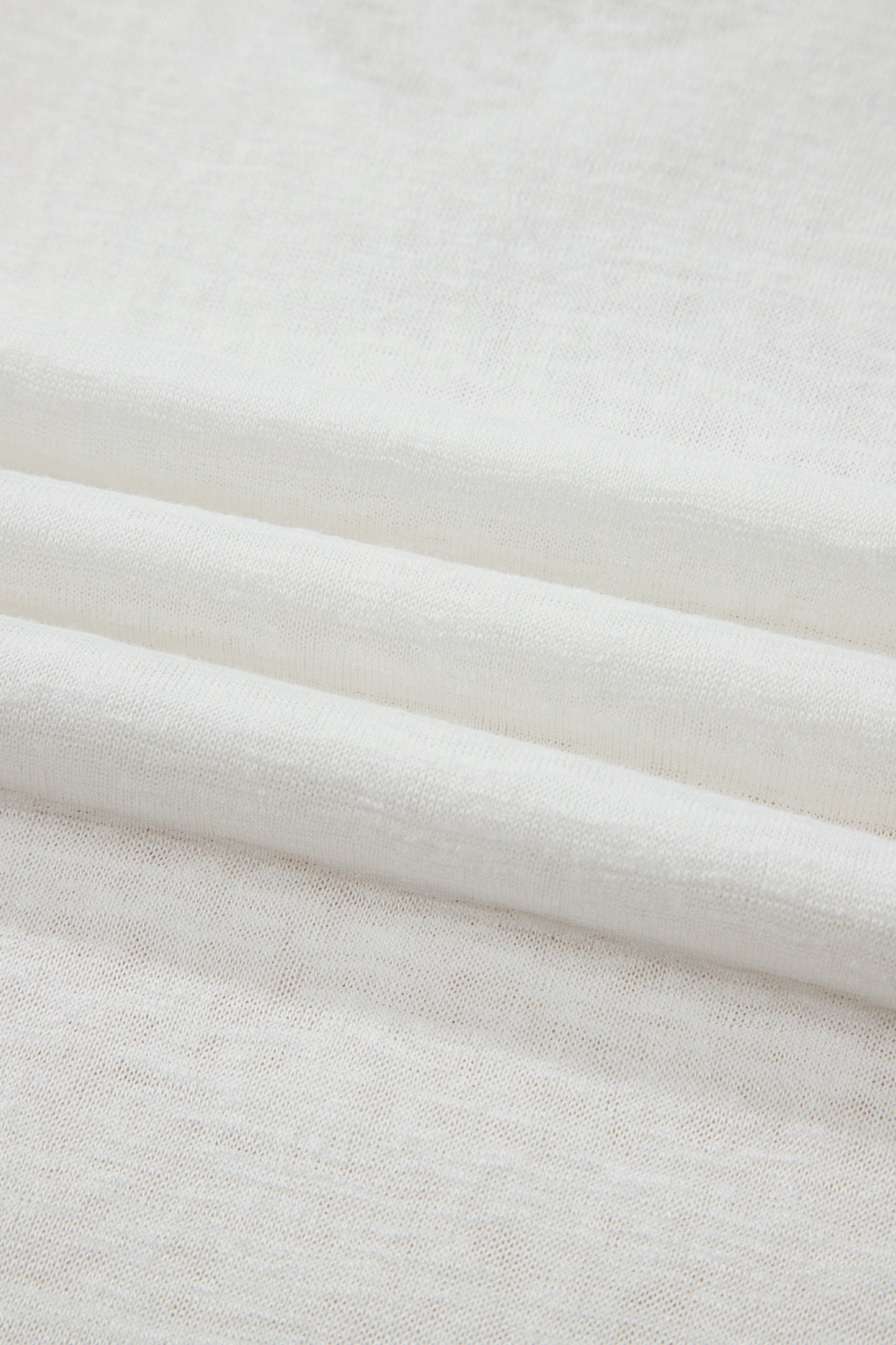 White Hollowed Lace Splicing V Neck T Shirt