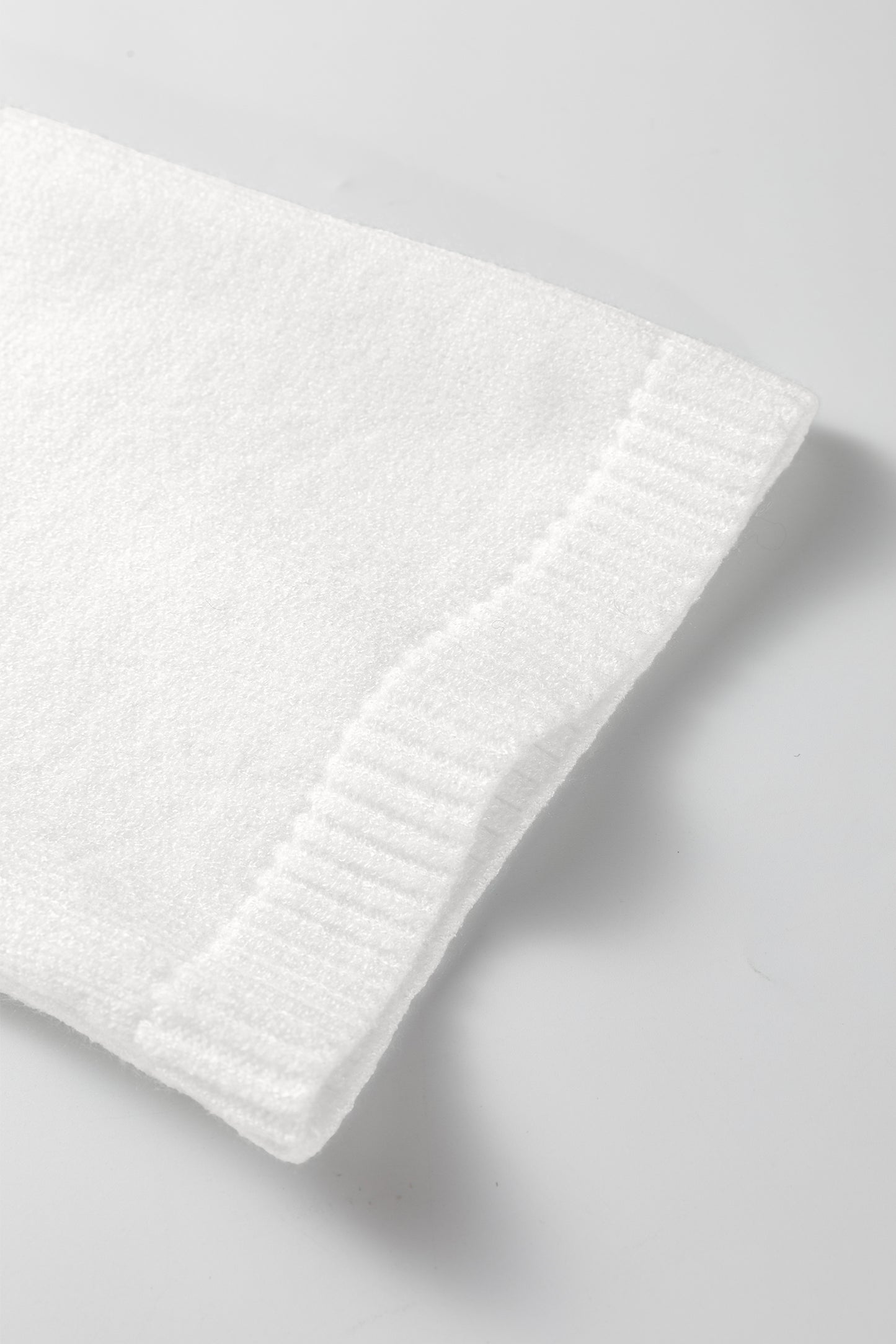 Sky Blue Solid Color Knit Loose Bracelet Sleeve Dolman Sweater