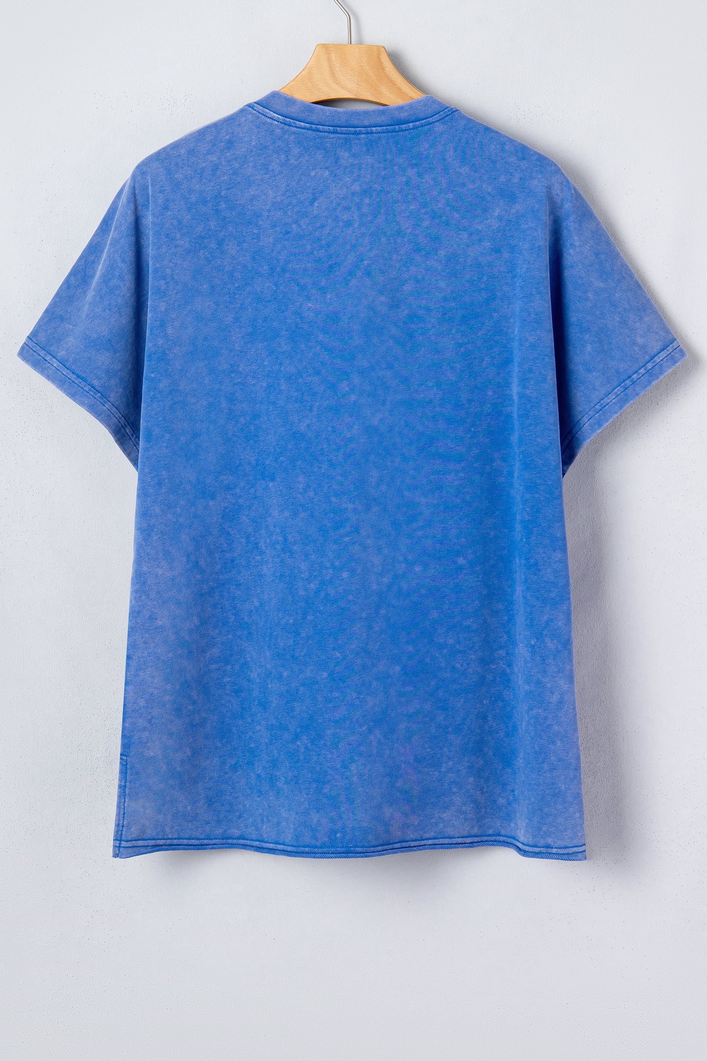 Patriot Star Patched Notched Neck Mineral Washed Tee