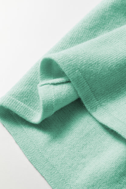 Lavendula 3/4 Sleeve Boxy Knit Button Down Sweater Cardigan