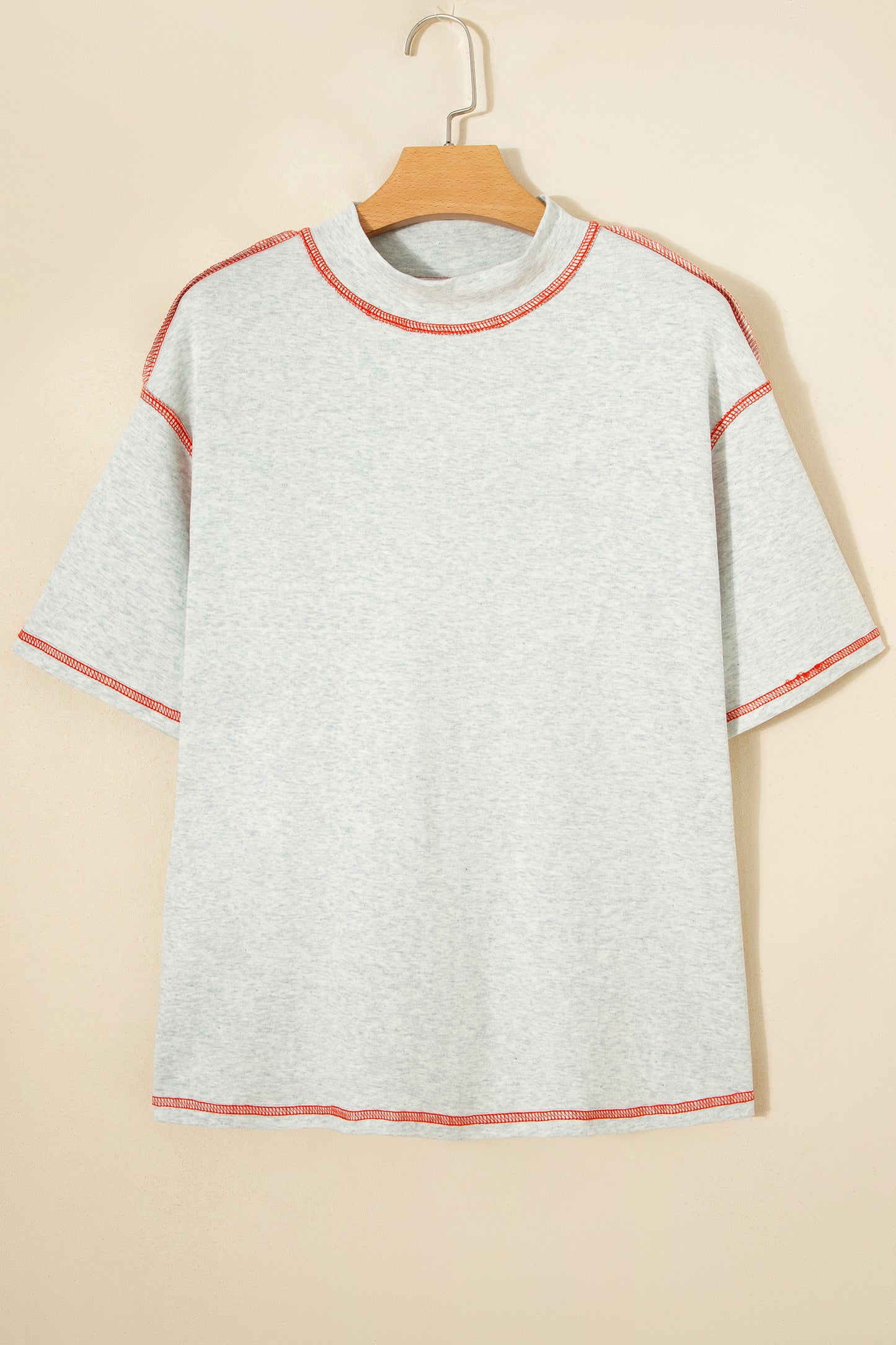 Reversible Contrast-Stitched T-Shirt