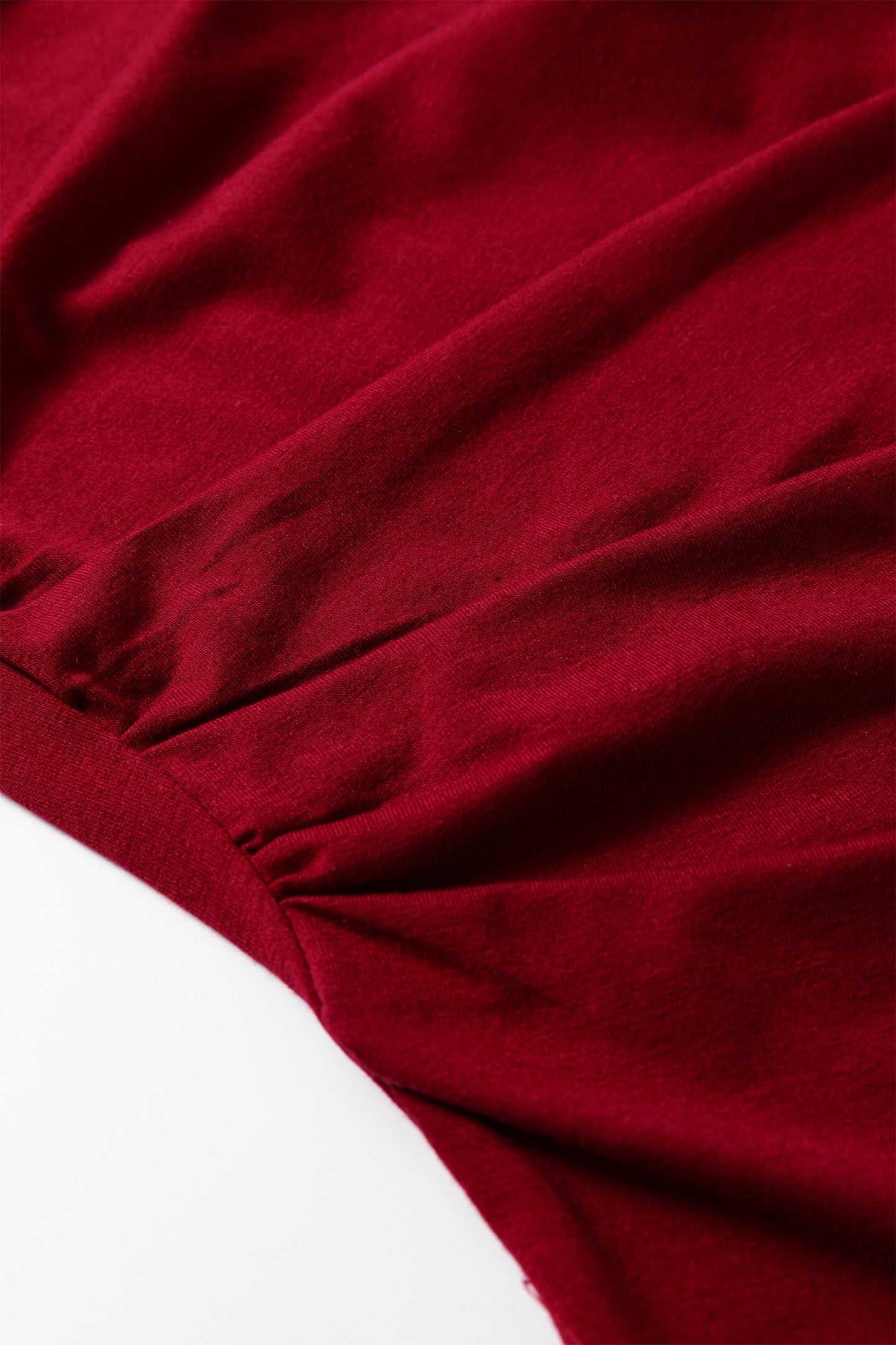 Blue Sapphire Plus Size Solid Color Asymmetric Neck Short Sleeve Blouse