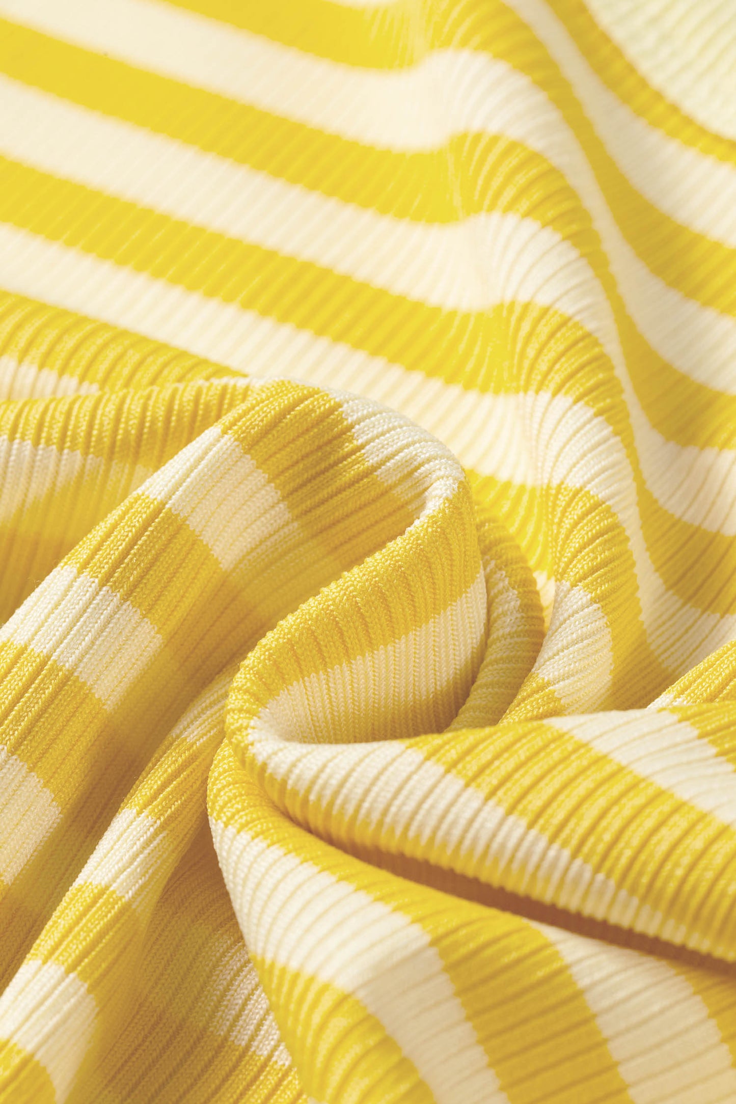 Stripe Ribbed Knit Slim Tank Top