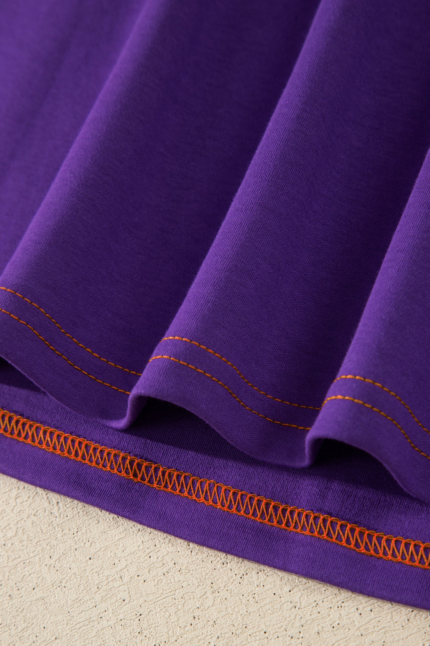 Reversible Contrast-Stitched T-Shirt