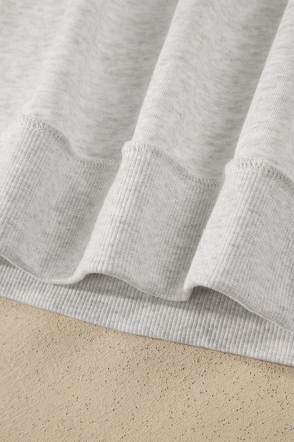 Exposed Seam Detail Mock Neck Tee
