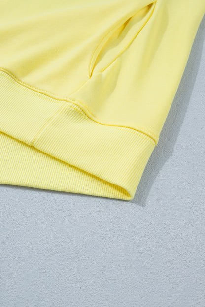 Solid Color High Neck Cap Sleeve Loose Top