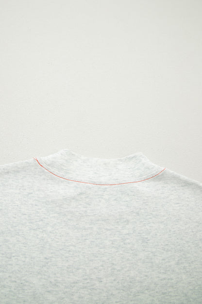Reversible Contrast-Stitched T-Shirt