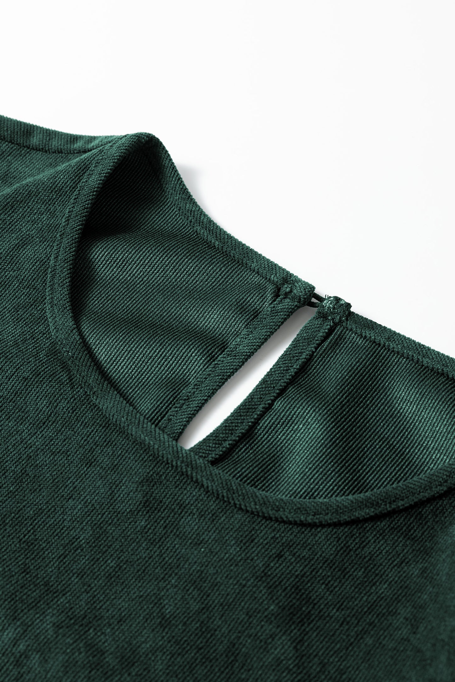 Black Lantern Sleeve Tiered Mini Dress