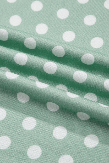 Polka Dot Print Short Set