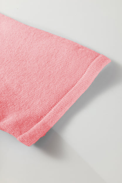 Lavendula 3/4 Sleeve Boxy Knit Button Down Sweater Cardigan