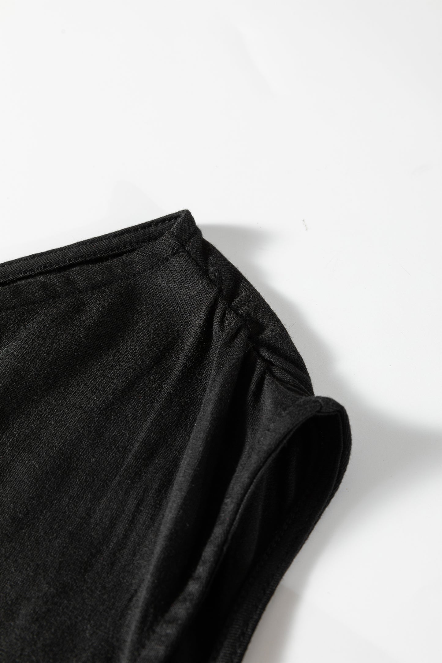 Blue Sapphire Plus Size Solid Color Asymmetric Neck Short Sleeve Blouse