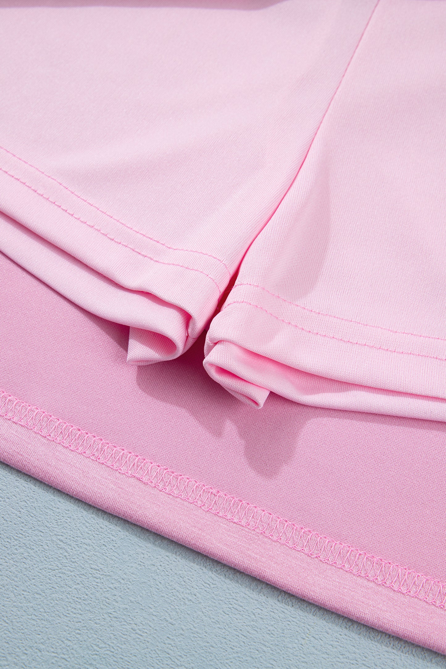 Solid Color Sleeveless Zipper Tank and Skort Set