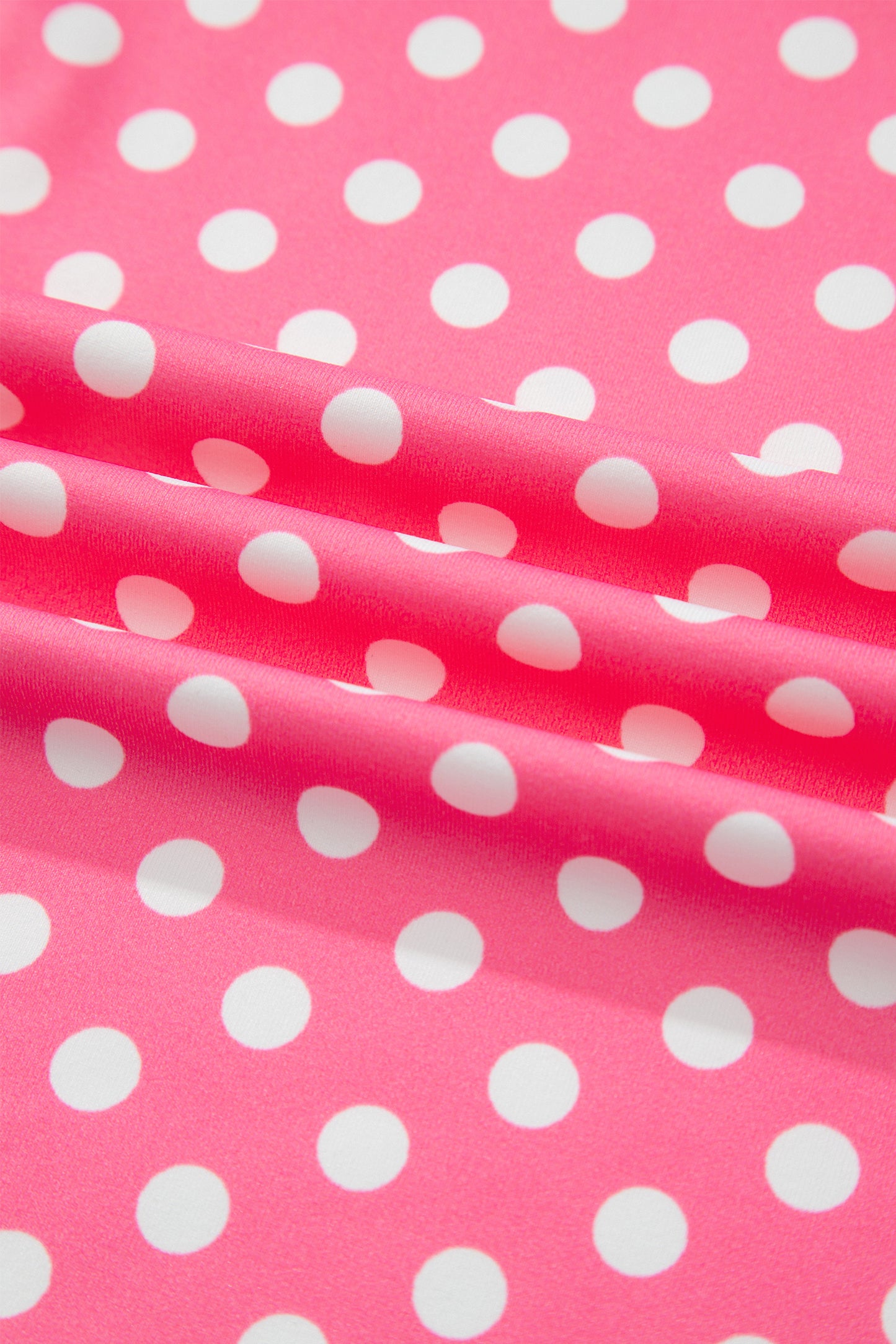 Polka Dot Print Slim Tank Loose Pants 2pcs Outfit