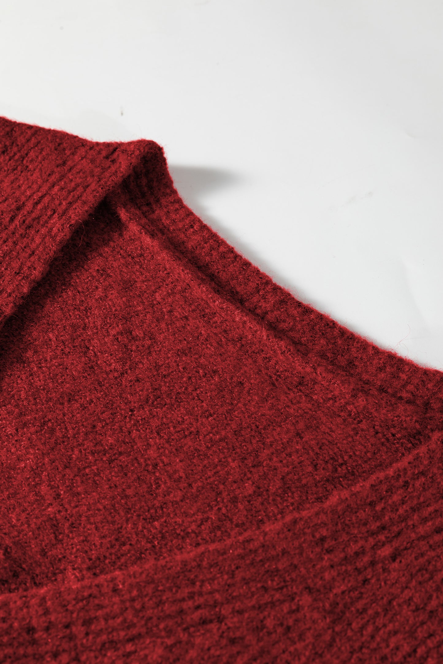 Chicory Coffee Heart Metal Button V Neck Cardigan Sweater