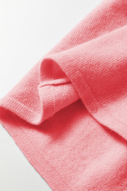 Lavendula 3/4 Sleeve Boxy Knit Button Down Sweater Cardigan