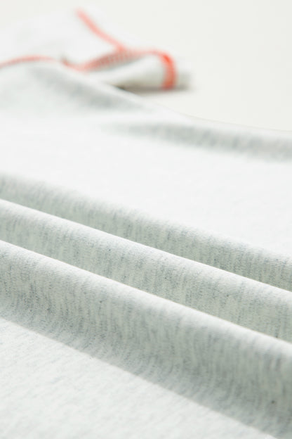 Reversible Contrast-Stitched T-Shirt