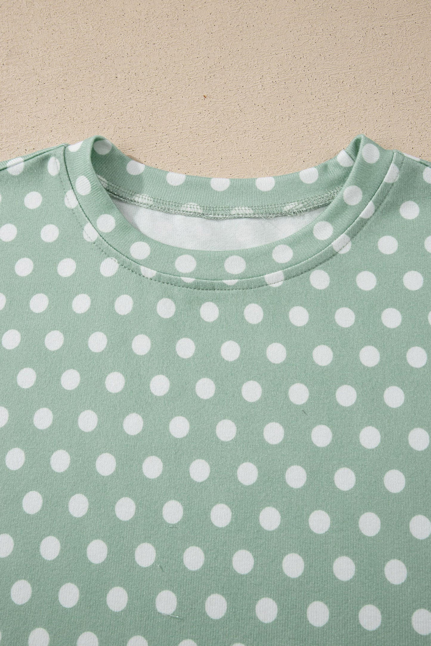 Polka Dot Print Short Set