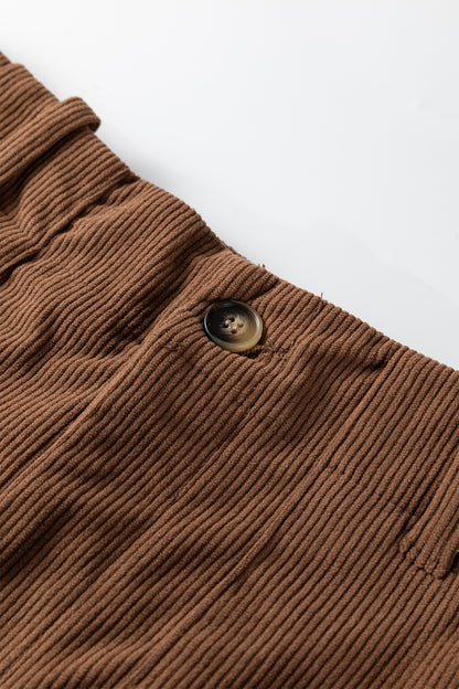 Black Front Slit Shift High Waist Midi Skirt