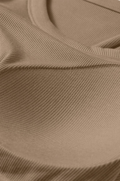 Four Leaf Clover Slim Ribbed Padded Tank Top