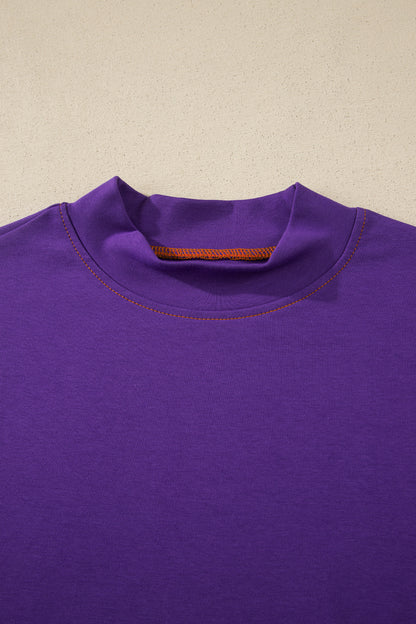 Reversible Contrast-Stitched T-Shirt